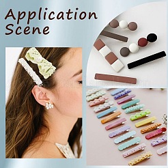 Iron Flat Alligator Hair Clip Findings&nbsp;IFIN-SC0001-66B
