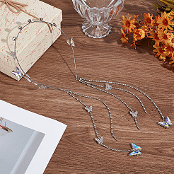 Zinc Alloy Rhinestone Hair Bands&nbsp;OHAR-WH20007-01B-P