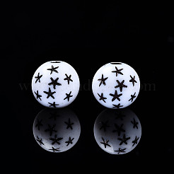 Opaque Acrylic Beads&nbsp;LS-MACR-N012-11-A01