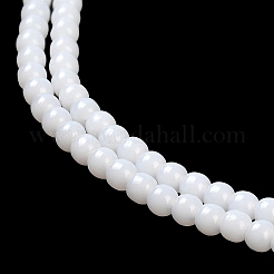 Imitation Jade Glass Beads Strands&nbsp;GLAA-K062-A01-09