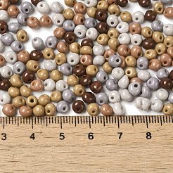 6/0 Opaque Baking Paint Glass Seed Beads&nbsp;X1-SEED-M012-02A-25