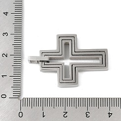 304 Stainless Steel Pendants&nbsp;STAS-U040-06P
