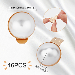 16Pcs Plastic Imitation Pearl Shoe Decoration&nbsp;AJEW-PH0004-47