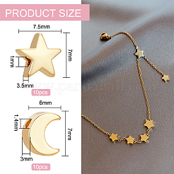 20Pcs 2 Style Brass Beads&nbsp;KK-BC0010-42