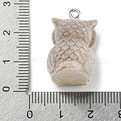 Flocking Resin Cute Pendants&nbsp;RESI-L043-02P-03