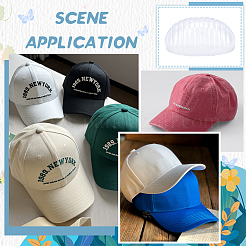 PVC Half Hat Stay Baseball Cap Holder&nbsp;AJEW-WH0314-431