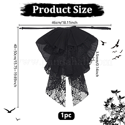 Detachable Polyester Lace Ruff False Collar&nbsp;DIY-WH0591-541B