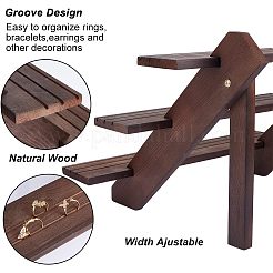 DIY 3 Tier Wooden Display Riser Kit&nbsp;ODIS-WH0029-25B