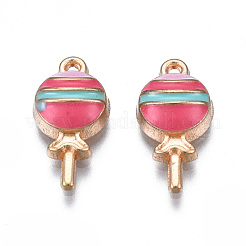 Rack Plating Alloy Enamel Pendants&nbsp;PALLOY-N172-038B