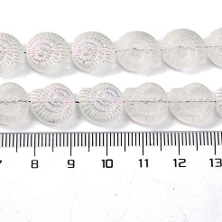 Electroplate Glass Beads Strands&nbsp;EGLA-F164-HR02