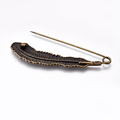Tibetan Style Alloy Brooches&nbsp;JEWB-WH0007-04AB