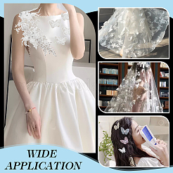 4Pcs Cotton Lace Clothing Patches&nbsp;PATC-FG0003-84