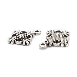 Tibetan Style Alloy Rhinestone Pendants&nbsp;PALLOY-P240-01AS