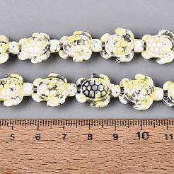 Synthetic Turquoise Dyed Beads Strands&nbsp;G-P507-05E