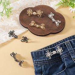 6Pcs 6 Styles Chinese Knot Alloy Adjustable Jean Button Pins&nbsp;FIND-TA0010-52