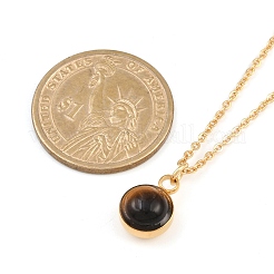Natural Mixed Stone Pendant Necklaces&nbsp;NJEW-JN05489-02