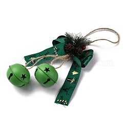 Christmas Theme Cloth Bowknot Pendant Decorations&nbsp;HJEW-Q002-01C