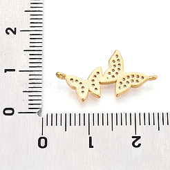Brass Micro Pave Cubic Zirconia Pendants&nbsp;KK-N263-39G