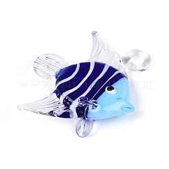 Handmade Lampwork Pendants&nbsp;LAMP-T025-02B