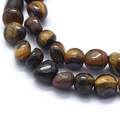 Natural Tiger Eye Beads Strands&nbsp;G-E505-01B