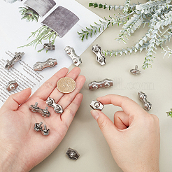20Pcs 4 Style 304 Stainless Steel Findings&nbsp;FIND-GA0001-72