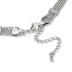 Rack Plating Brass Multi-Strand Ball Chain Necklaces for Women&nbsp;NJEW-K382-04P