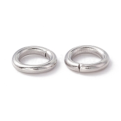 Non-Tarnish 304 Stainless Steel Open Jump Rings&nbsp;X-STAS-C040-01E-P