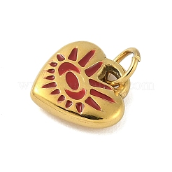 304 Stainless Steel Enamel Charms&nbsp;LS-STAS-M120-06B-G