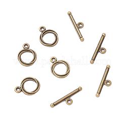 Tibetan Style Zinc Alloy Toggle Clasps&nbsp;MLF0539Y-NF