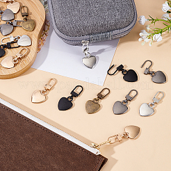 30Pcs 5 Colors Alloy Zipper Sliders&nbsp;FIND-ME0003-52