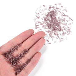 Transparent Glass Bugle Beads&nbsp;SEED-N005-001-C09