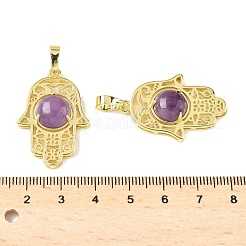Natural Amethyst Pendants&nbsp;G-F786-07G-28
