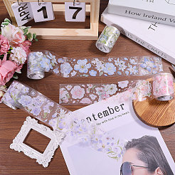 4Pcs 4 Colors PET Decorative Stickers&nbsp;DIY-PH0032-40