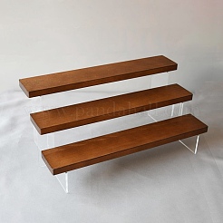 3-Tier Assembled Transparent Acrylic Organizer Display Risers&nbsp;ODIS-WH0043-147