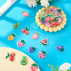 35Pcs 7 Styles PVC Plastic Cabochons&nbsp;KY-TA0001-43
