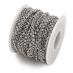 304 Stainless Steel Rolo Chains&nbsp;CHS-G038-02P