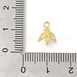 Rack Plating Brass Micro Pave Cubic Zirconia Charms&nbsp;KK-S396-42G