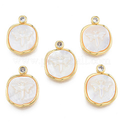 Natural Freshwater Shell Pendants&nbsp;KK-N233-430
