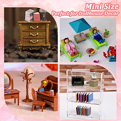 4 Sets 4 Colors Paper Notebook Mini Model&nbsp;DIY-GF0010-47A