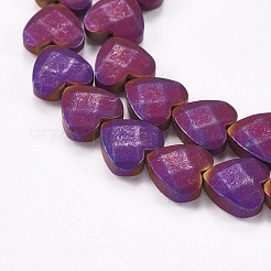 Electroplate Non-magnetic Synthetic Hematite Beads Strands&nbsp;G-P367-I-05