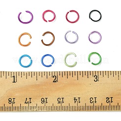 24G 12 Colors Aluminum Open Jump Rings for Chainmaille Weaves&nbsp;FIND-FS0001-81