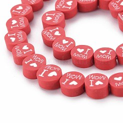 Handmade Polymer Clay Bead Strands&nbsp;CLAY-S096-013D