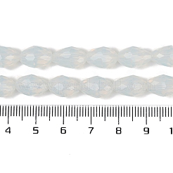 Electroplate Imitation Jade Glass Beads Strands&nbsp;LS-EGLA-N013-J8mm-D02