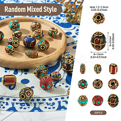 Handmade Tibetan Style Beads&nbsp;TIBEB-TAC0003-01