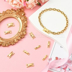 10Pcs 5 Styles Brass Watch Band Clasps&nbsp;KK-CJ0004-05