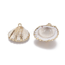 Electroplate Shell Pendants&nbsp;SSHEL-O019-16A-G