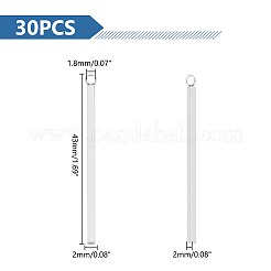 nicraftale 30Pcs 304 Stainless Steel Pendants&nbsp;STAS-UN0053-16