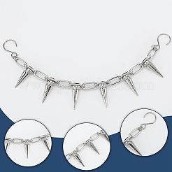 2Pcs Brass & Alloy Shoes Chains&nbsp;HJEW-SP00013