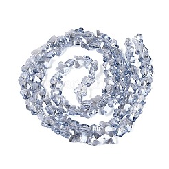 Electroplate Glass Beads Strands&nbsp;EGLA-Q135-04A-A05