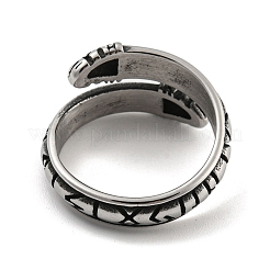 304 Stainless Steel Open Rings&nbsp;RJEW-B055-11AS
